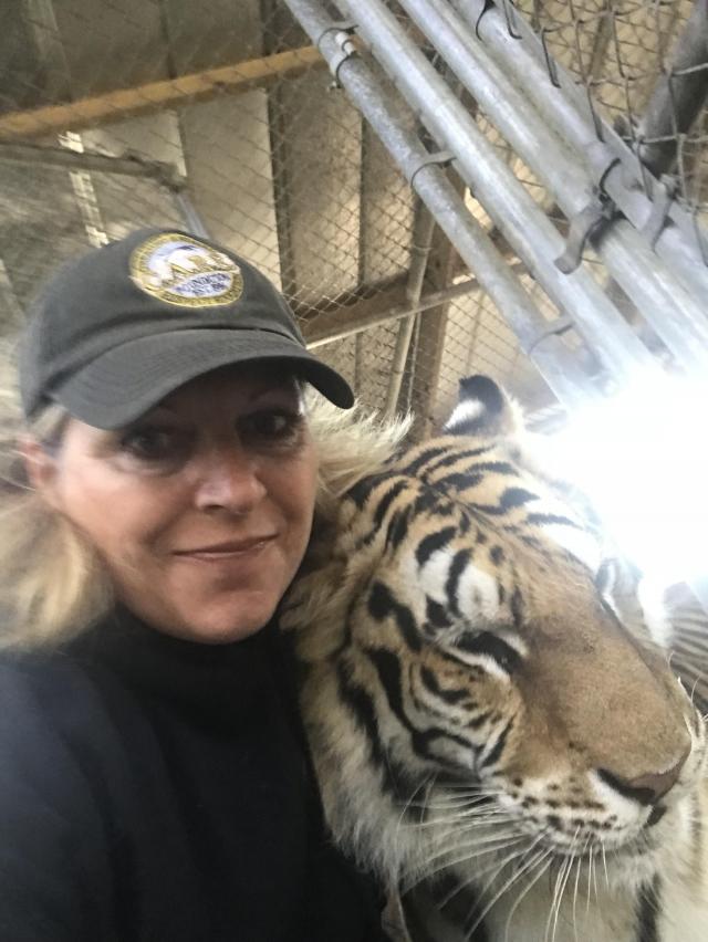Christin With Tiger